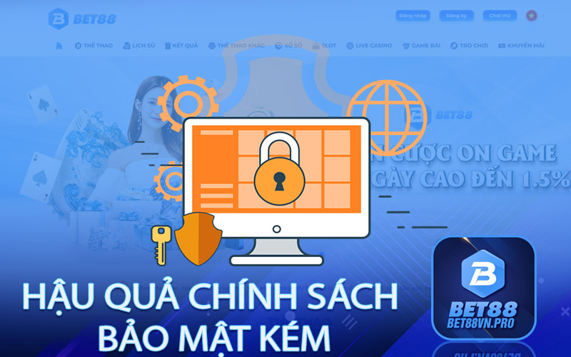 Hậu quả của chính sách bảo mật kém